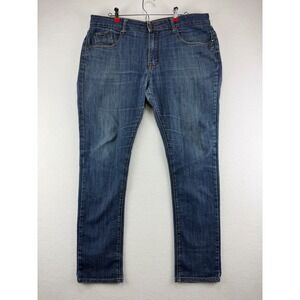 Ezekiel Jeans Mens 36 Straight Leg Medium‎ Wash Blue Premium Denim 305